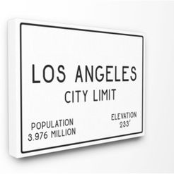 La City Limit Canvas Wall Art, 30" x 40"