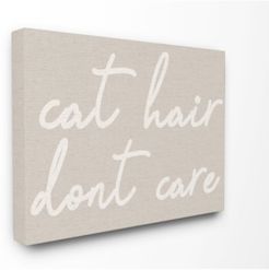 Cat Hair Don't Care Canvas Wall Art, 30" x 40"