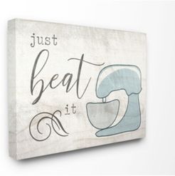 Just Beat it Egg Beater Canvas Wall Art, 24" x 30"