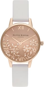 Blush Leather Strap Watch 30mm