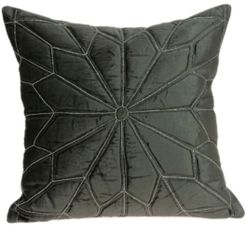 Lolu Transitional Grey Pillow Cover with Polyester Insert