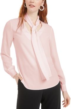 Tie-Neck Blouse, Created for Macy's