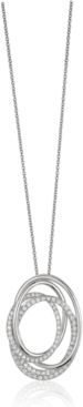 Pave Classica By Effy Diamond (3/8 ct. t.w.) Pendant in 14k White Gold