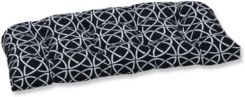 Catamaran Tile Onyx Wicker Loveseat Cushion