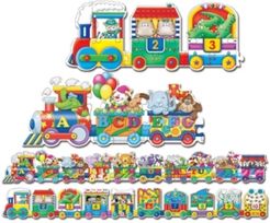 Puzzle Doubles- Giant Abc and 123 Train Floor Puzzles