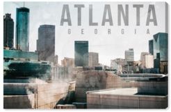 Atlanta Landscape Canvas Art - 10" x 15" x 1.5"