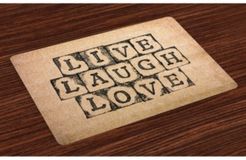 Live Laugh Love Place Mats, Set of 4