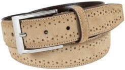 Lucky Brogue Suede Belt