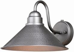 Outland Pewter Dark Sky Dusk to Dawn Farmhouse Barn Outdoor Wall Light