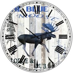 the Blue Moose Oversized Cottage Wall Clock - 36" x 28" x 1"