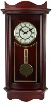 Clock Collection 25" Wall Clock with Pendulum