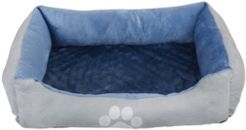 Orthopedic Rectangle Bolster Pet Bed, Dog Bed, Super Soft Plush Bedding