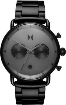 Chronograph Blacktop Starlight Black Ion-Plated Steel Bracelet Watch 47mm