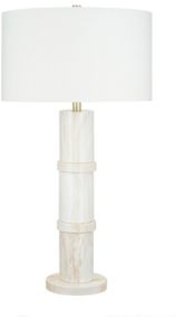 JAlexander Lighting Kai White Gold-Tone Table Lamp