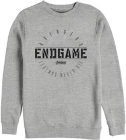 Avengers Endgame Legends Never Die, Crewneck Fleece