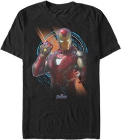 Avengers Endgame Iron Man Gauntlet Portrait, Short Sleeve T-shirt