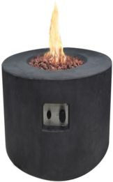 34" Venice Outdoor Fire Pit Table Natural Gas