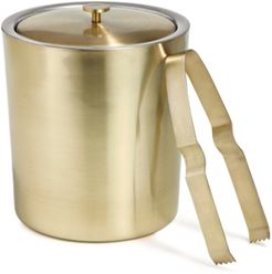 Gold-Tone Ice Bucket with Tongs, Created for Macy's