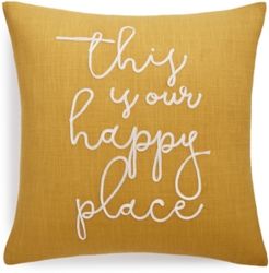 Your Happy Place 20" x 20" Decorative Pillow