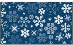 Snowflakes Accent Rug, 18" x 30" Bedding