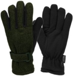 Herringbone Wool Blend Glove