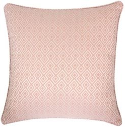 Maggie Jacquard Square Decorative Throw Pillow