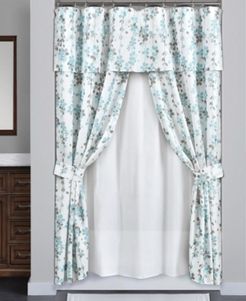 Weeping Flora 16Pc Shower Curtain Set Bedding