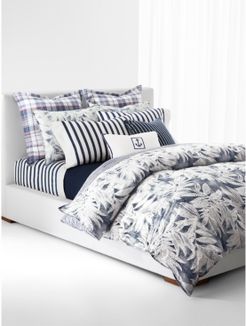 Evan Botanical Palm King Duvet Set Bedding