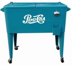 80 Qt. Rolling Patio Cooler Pepsi-Cola Logo