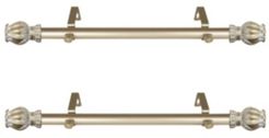 Regent 1" Side Curtain Rod 12-20" (Set of 2)