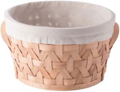 Wooden Round Display Medium Basket Bins