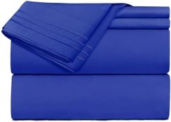 Premier 1800 Series 4 Piece Deep Pocket Bed Sheet Set, Queen Bedding