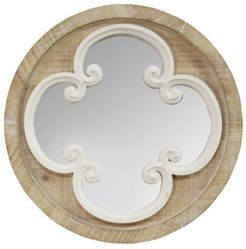 13.78" Tory Wood Wall Mirror