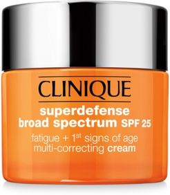 Superdefense Spf 25 Fatigue + 1st Signs Of Age Multi-Correcting Cream - Skin Types 1 & 2, 1.7oz