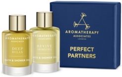 Perfect Partners Bath and Shower Oil Travel and Gift Set of 2, 9ml Each