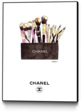 Mercedes Lopez Charro Chanel Brushes Art Block Framed 24" x 32"