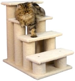 4 Steps Ramp for Dogs, Cats, Cat Step Stairs Ramp