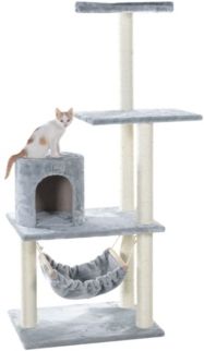 Cat Tree with Hammock and Round Condo