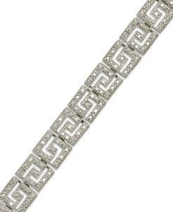 Greek Key Bracelet in Gold Plated Brass
