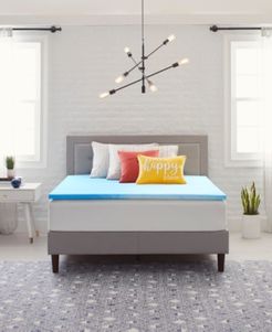 1.5" Gel-Infused Memory Foam Mattress Topper, Twin