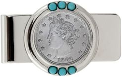 Liberty Nickel Turquoise Coin Money Clip