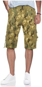 Belted D-Ring Cargo Shorts