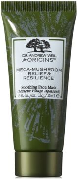 Receive a Free Mega Mushroom Face Mask, 15 ml with any $45 Origins purchase!
