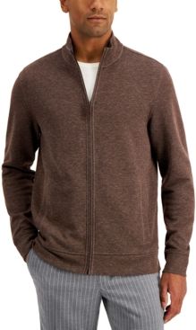 Birdseye Full-Zip Sweater, Created for Macy's