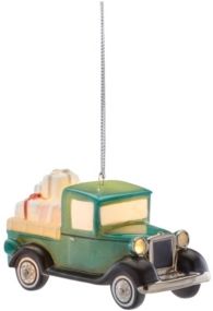 Light-Up Vintage Truck Ornament