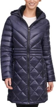 Hooded Packable Down Puffer Coat, Created for Macy's