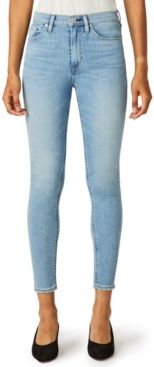 Barbara Ripped High-Rise Ankle Skinny Jeans