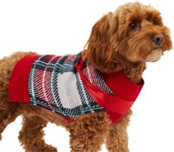 Plaid Dog Sweater, Created for Macy's