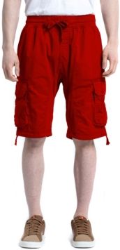 Fine Twill Jogger Shorts with Cargo Pockets