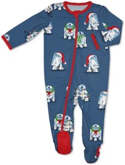 Matching Baby R2-D2 Holiday Wreath Family Pajamas